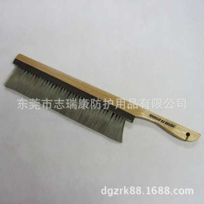 东莞防静电毛刷生产 工业直柄除尘软毛刷 电子静电羊毛刷