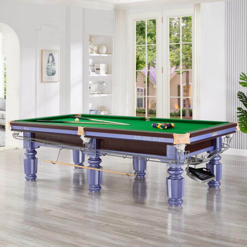 台球桌中式标准成人商用钢库美式标准型二合一钢库家用比赛黑八