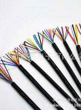 2464 28号2C   外径3.0MM  黑色   红黑芯线  镀锡铜导体  连接线