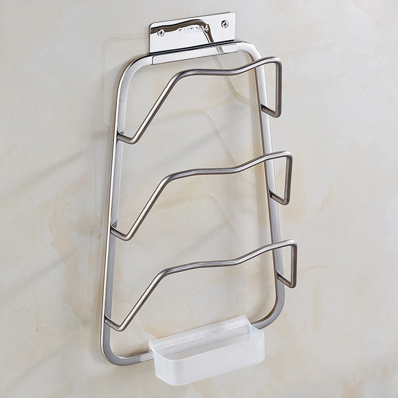 304不锈钢免打孔锅盖架带接水盘收纳架用品多功能厨房置物架壁挂,电子元器件市场,电线扎带/束线带,淘宝优惠券,粉丝福利购,淘宝优惠卷