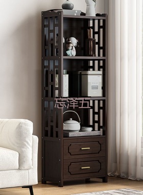 PCGS一体微波炉柜茶水柜餐边柜厨房碗柜酒柜储物柜实木简约现代客