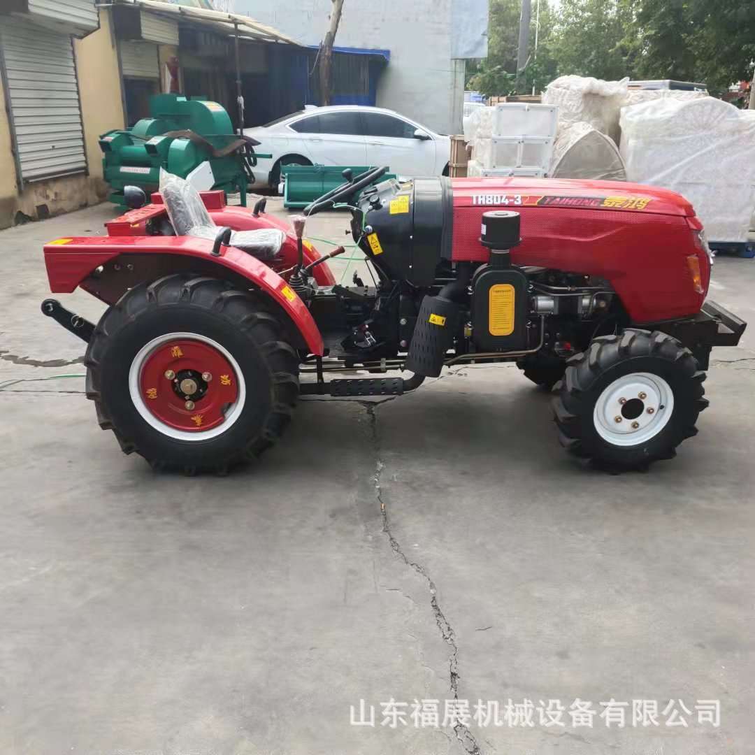 小型单杠四轮拖拉机 农用田园管理机 20马力拖拉机农机具