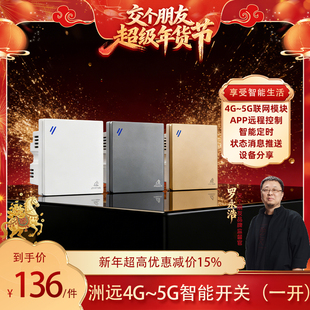 罗永浩推荐】洲远4G-5G智能开关1路手机语音远程控制无需路由网关