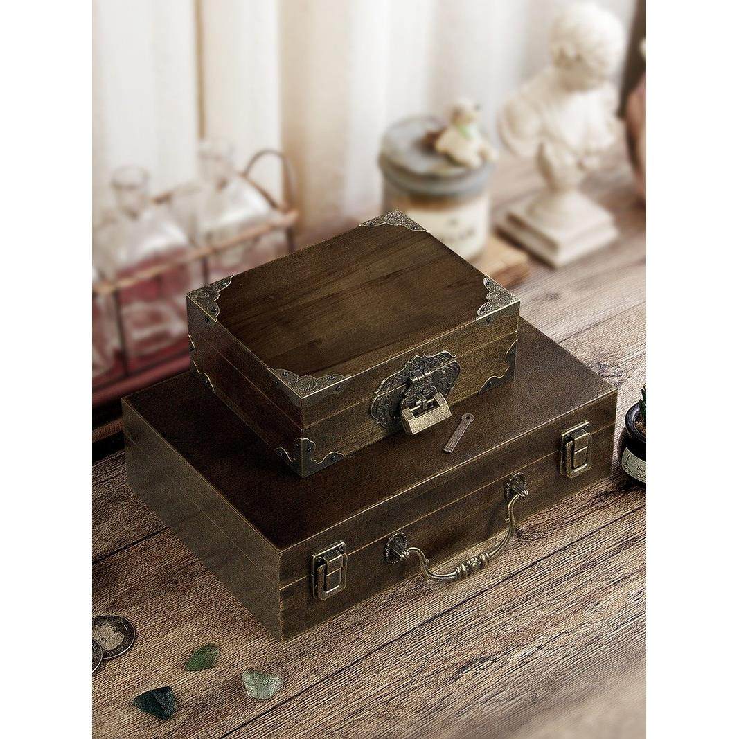樟木覆古可锁盒樟木密码木盒木盒实木收纳盒收纳盒,收纳整理,桌面收纳盒,淘宝优惠券,粉丝福利购,淘宝优惠卷