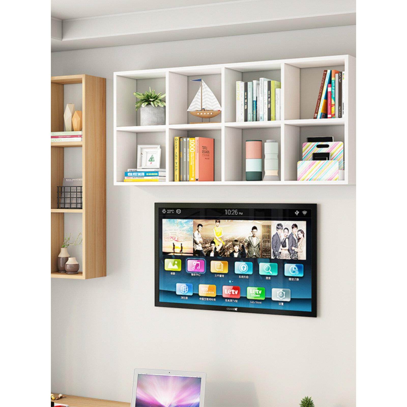 可定制实木墙上置物架壁挂式墙面书架挂墙隔板悬空吊柜壁柜储物柜,住宅家具,书架,淘宝优惠券,粉丝福利购,淘宝优惠卷