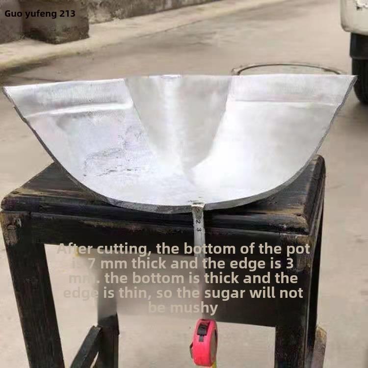 铝炒锅双耳炒锅不粘锅双耳炒锅老式加厚无涂层锅纯手工铝锅家用