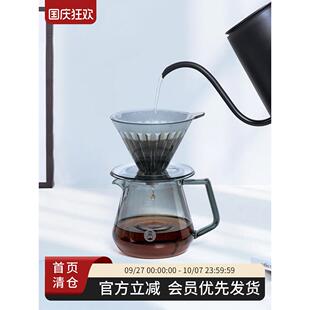 泰摩冰瞳手冲树脂滤杯 分享壶套装 滴滤式过滤可冷萃咖啡滤纸漏斗