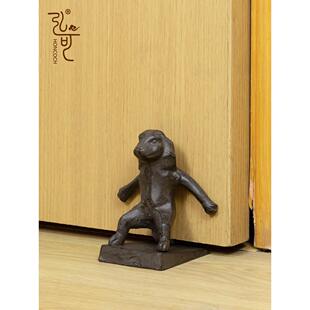 欧洲铸铁艺术覆古创意门框小狗门框门顶家居装饰防风打孔门框