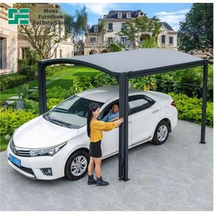 家用可移动车库室外汽车停车棚伸缩户外凉亭帐篷雨棚庭院遮阳棚