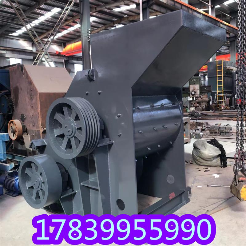 小型破碎机双击粉碎机湿料无筛底粉碎机双级制砂机双转子超细粉碎