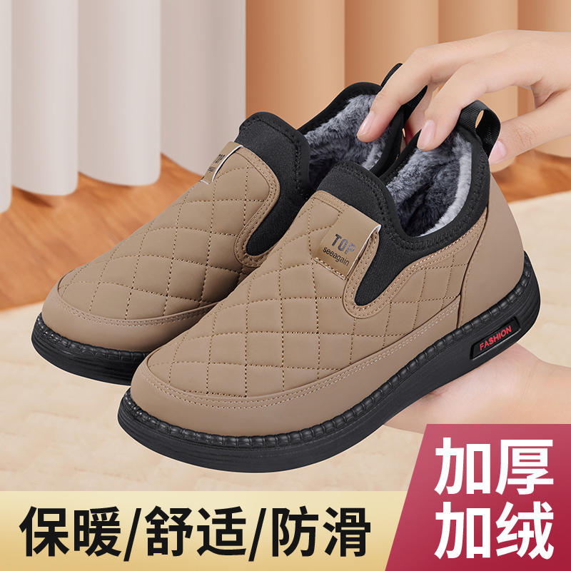 老北京棉鞋女冬季加绒加厚保暖
