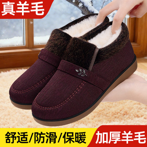 老北京布鞋女2025新款冬季加厚