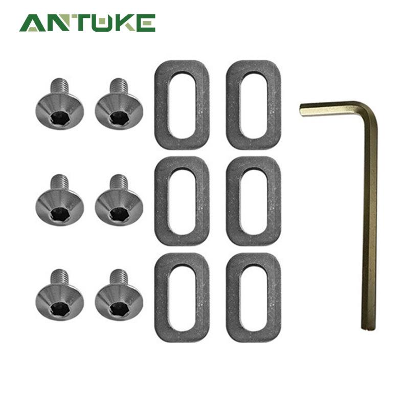 公路自行车锁片螺丝look keo spd锁片修补件M5螺丝垫片