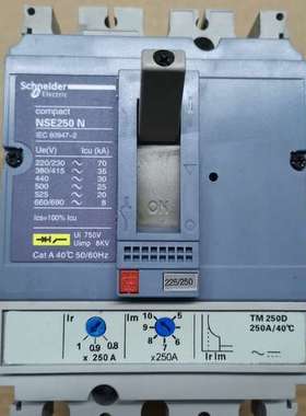 {议价}NSE250N/3P/4P塑壳断路器16A-630A正