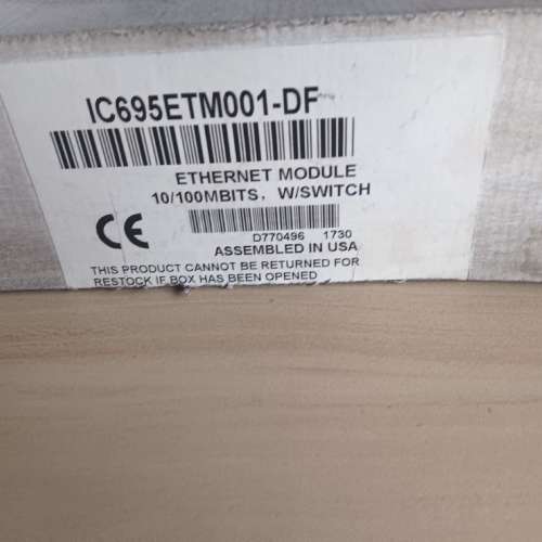 {议价}IC695ETM001，仅拆封，未使用。对码