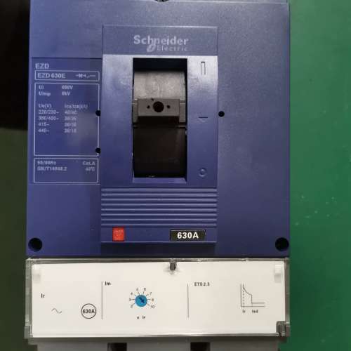 {议价}EZD630E/3P/电子脱扣式630A塑壳断路器500A/