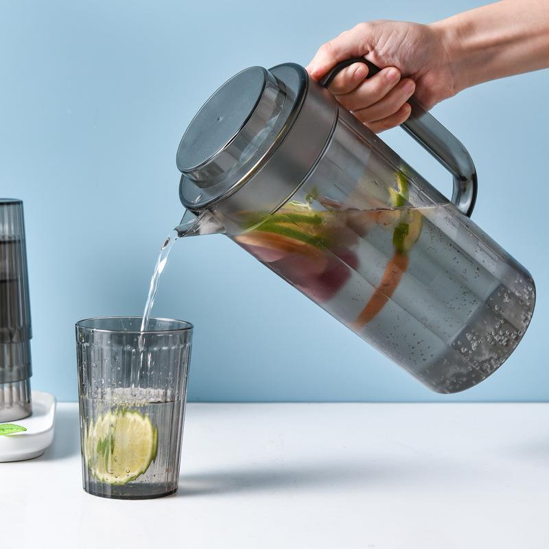 咖啡冷萃壶冷水壶水果茶密封耐高温冷泡冰滴冰箱带水杯套装凉水壶