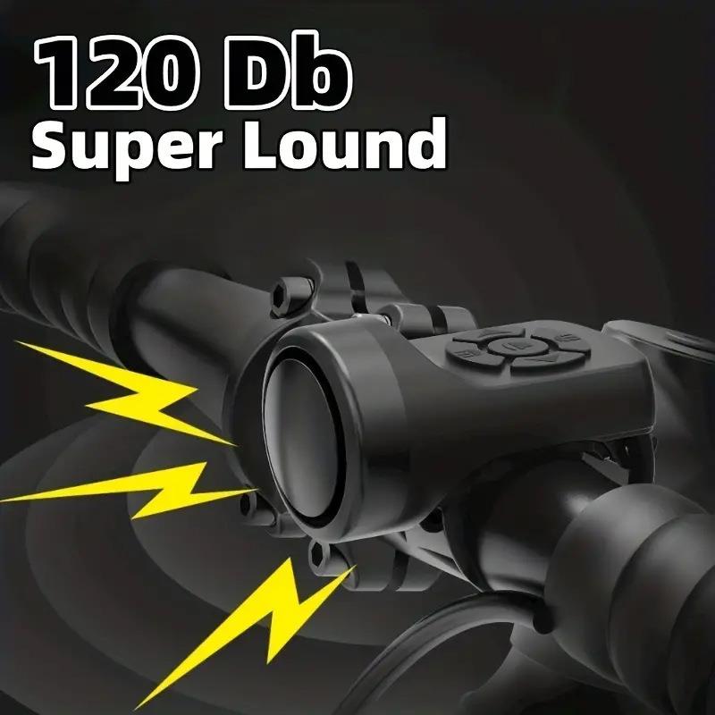 自行车充电喇叭超响亮铃铛山地车电铃铛儿童单车骑行装备配件