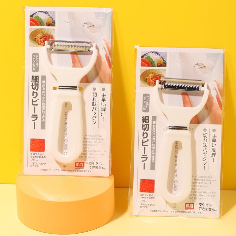 日本土豆丝胡萝卜丝刨丝器厨房切菜擦丝多功能不锈钢刮擦切丝