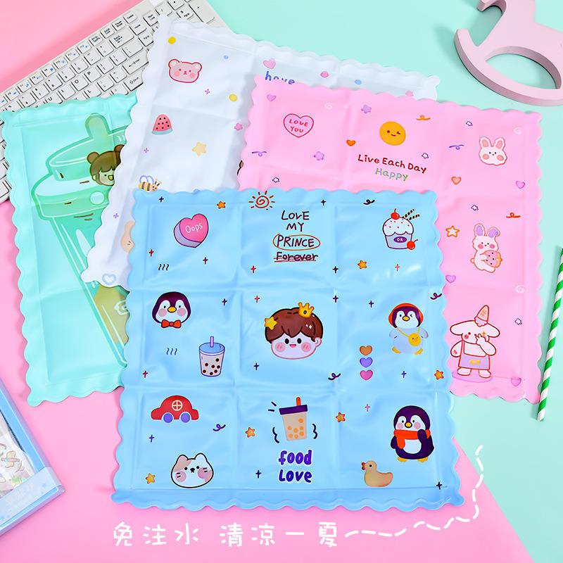 宠物夏季用品九宫格降温冰凉垫学生凉垫汽车凝胶坐垫卡通凉席冰垫