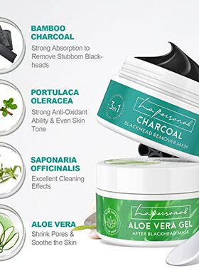极速LA.PERSONAL Charcoal Blackhead Remover Mask  Valuable 3-