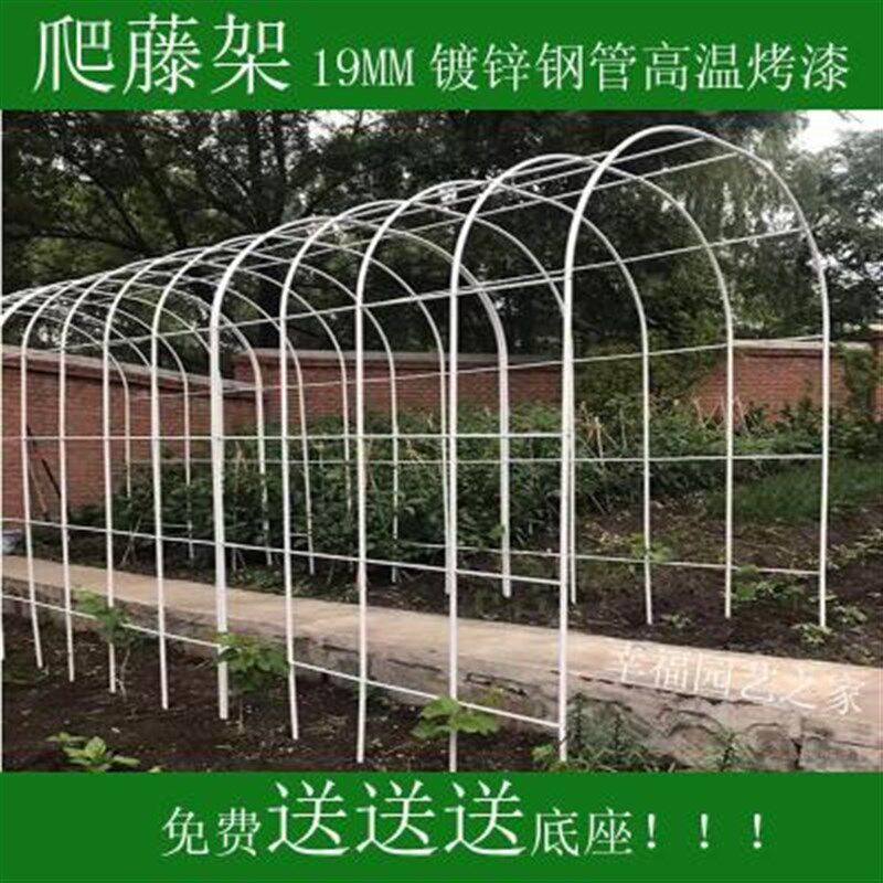 极速葡萄架爬藤架花园拱门庭院户外铁线莲支架拱形花架月季花种花