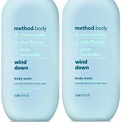 极速Method Body Wash  Wind Down  18 FL OZ (532ml) - 2-PACK