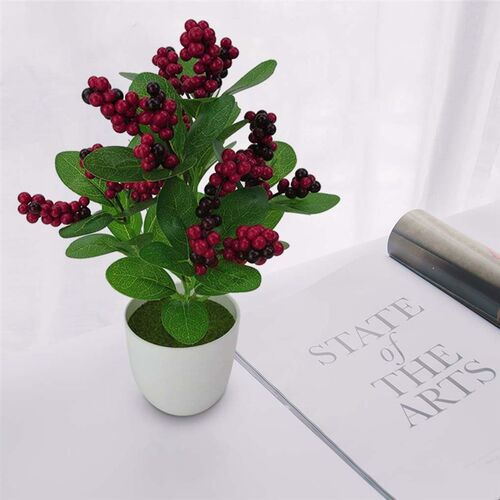 极速Artificial Berry Plant Simulation Berry Bouquet Home Off