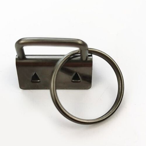 极速45Pcs 25mm Key Fob Hardware Set with Pliers Faux Leather