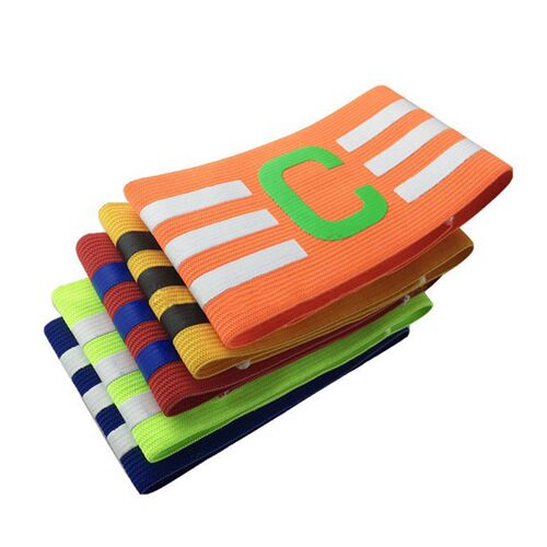 极速adjustable Football Captain Armband Nylon Soccer Competi