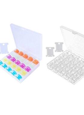 极速25Pcs Bobbins with Bobbin Case for Multiple Sewing Machi