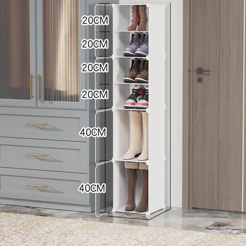 长靴子收纳鞋盒神器家用门口简易鞋架夹缝窄款高立式鞋柜可放靴子
