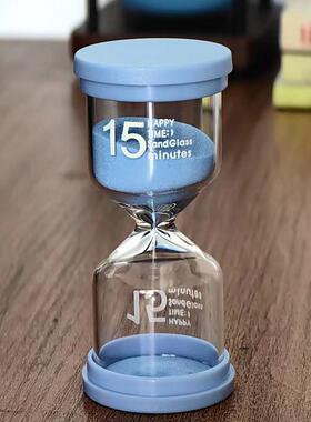 创意沙漏计时器儿童学生学习时间管理20/30/60分钟流沙瓶摆件礼物