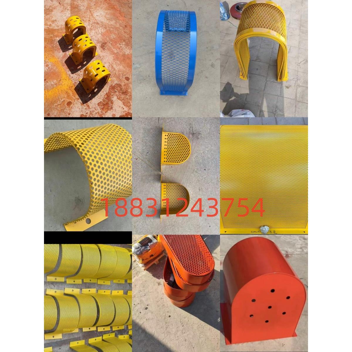 定制水泵电机安全罩联轴器护罩皮带轮保护罩靠背对轮防护罩防尘壳