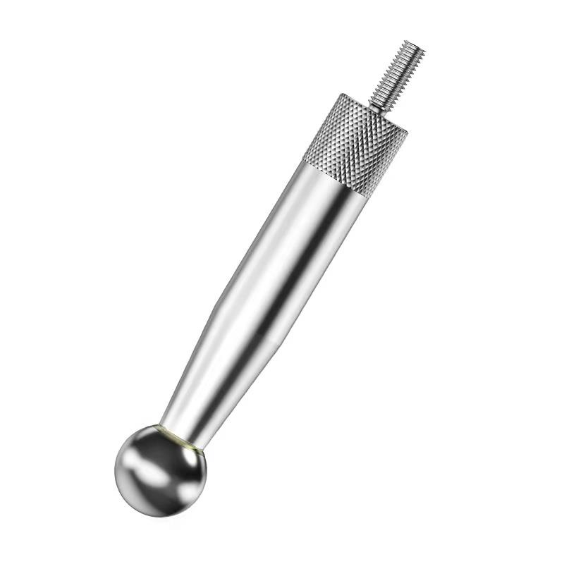 百分表M2.5带孔模数测头齿轮跳动仪量头千分表钨钢表头球型测量头