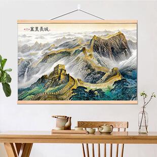 像正堂大厅中堂布画中堂对联装饰画三联字画客厅装饰