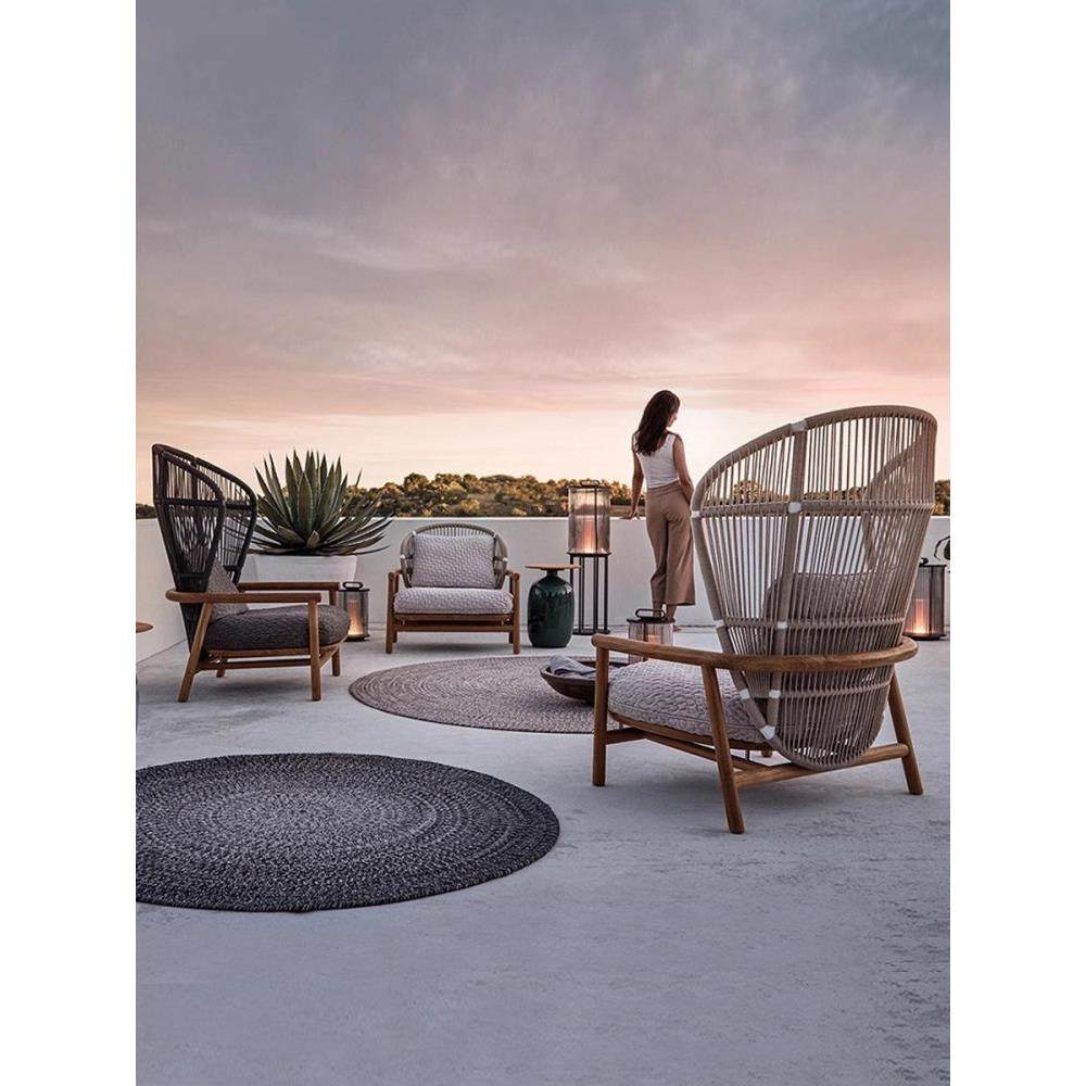 户外实木沙发庭院别墅家具防水防晒户外藤花园阳台设计师躺椅,住宅家具,户外沙发,淘宝优惠券,粉丝福利购,淘宝优惠卷