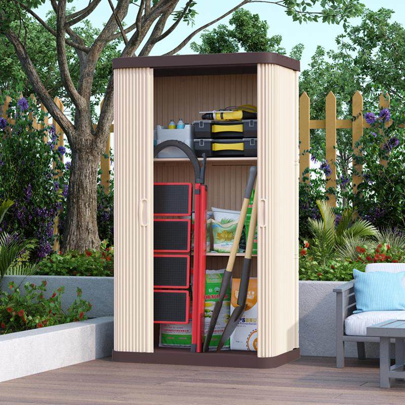 户外收纳柜露天耐高温室外防水防晒花园工具杂物整理柜简约收纳柜,收纳整理,收纳柜,淘宝优惠券,粉丝福利购,淘宝优惠卷