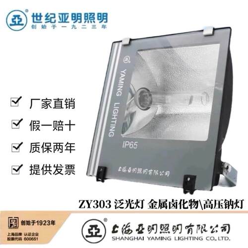 上海世纪亚明亚牌ZY303投光灯250W400W金卤灯高压钠灯户外泛光灯