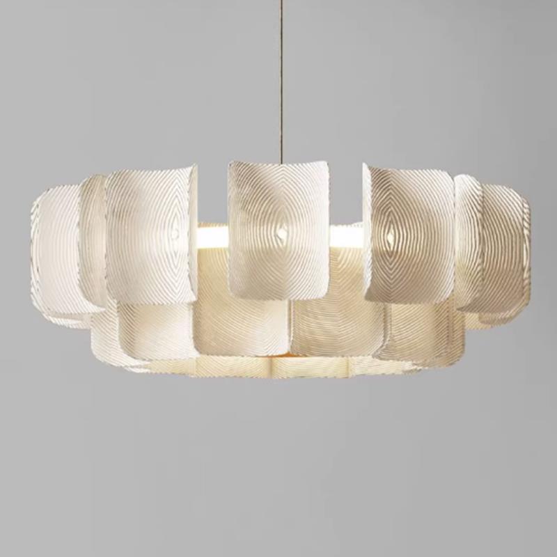 意大利客厅吊灯法式轻奢大气饭厅卧室灯样板房设计师侘寂防风灯具