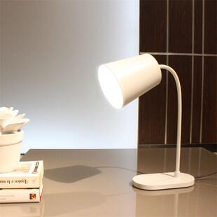 简欧LED线控台灯 简约桌面学习阅读护眼球拍台灯 学生宿舍办公用