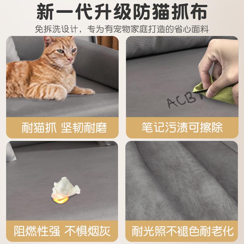 。科技布沙发双人2024新款折叠两用沙发床出租房小户型卧室布艺沙