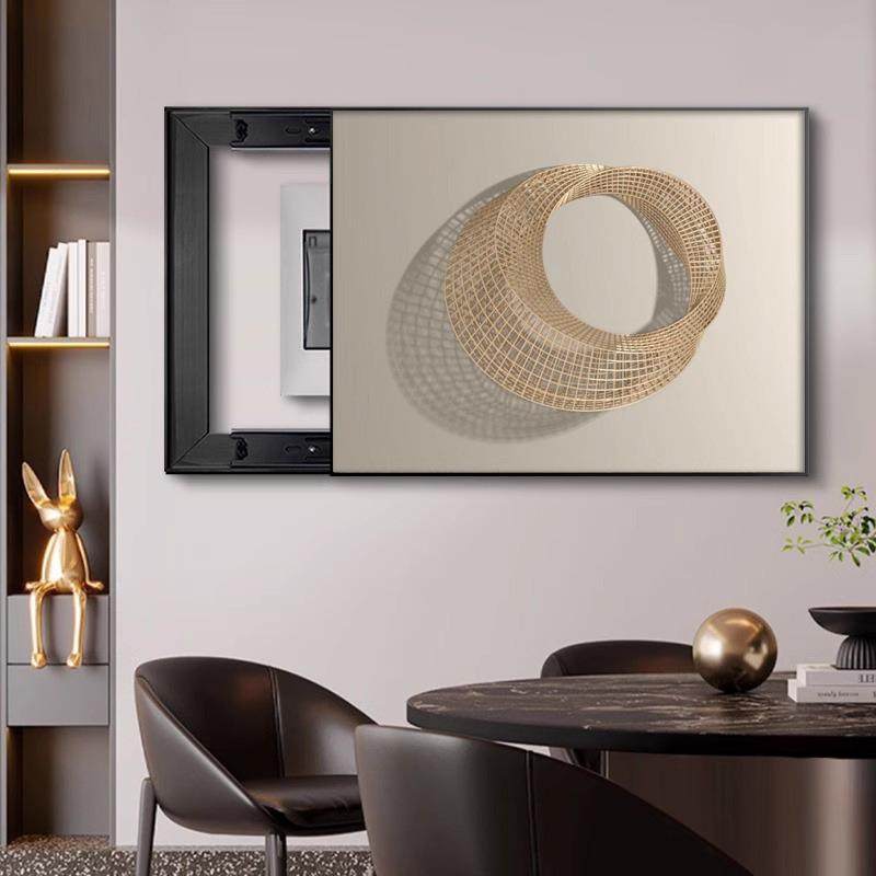 抽象简约电表箱装饰画掀盖电箱盖板遮挡画高级感弱电箱配电箱挂画,标准件/零部件/工业耗材,车间地垫,淘宝优惠券,粉丝福利购,淘宝优惠卷