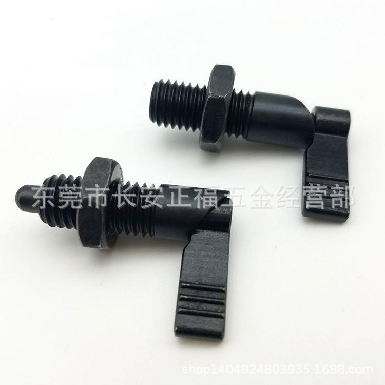 PMXRB10 12把手型旋钮柱塞 L型分隔定位柱销粗牙 ZC505-1