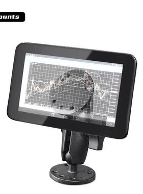 VIN农机驾驶导航电脑万向支架1英寸球头AMPS圆形30X38孔距支架