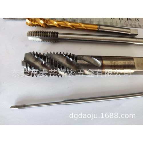 加长M7丝攻深孔用M7丝锥，深孔加长用M7x1螺旋丝攻丝锥