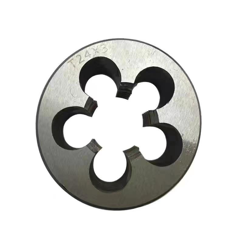 Tr梯形圆板牙T型T18 20 22 24 26 28 30 32X6 5 4 3 2左牙反丝扣