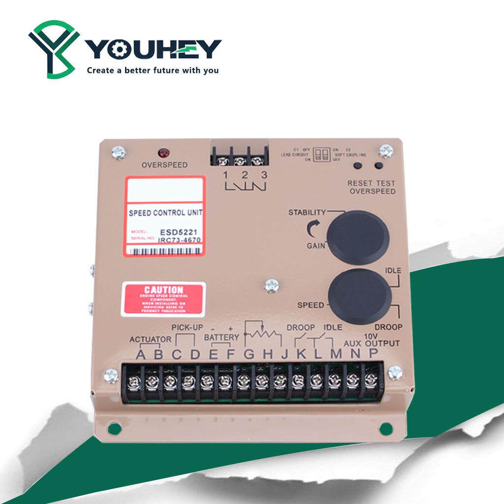 ESD5221电子调速控制器 电调板转速调制器柴油发电机配件