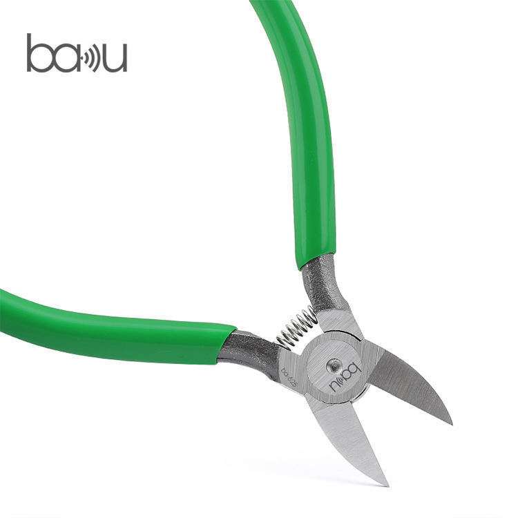 巴酷BA-625手动工具切割钳剪线钳Cr.V60C铬钒钢尖嘴扁嘴老虎钳6寸