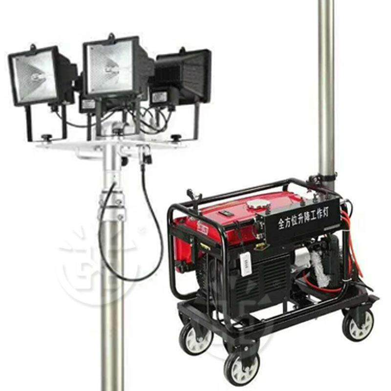 SFW6110自动升降工作灯4x500W移动灯遥控杆户外抢修灯强光投光灯